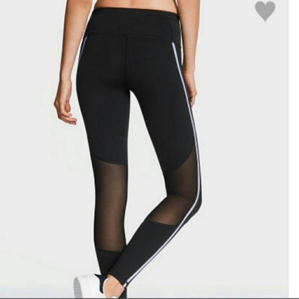 VS Mesh Cut-Out Knockout Leggings - LARGE